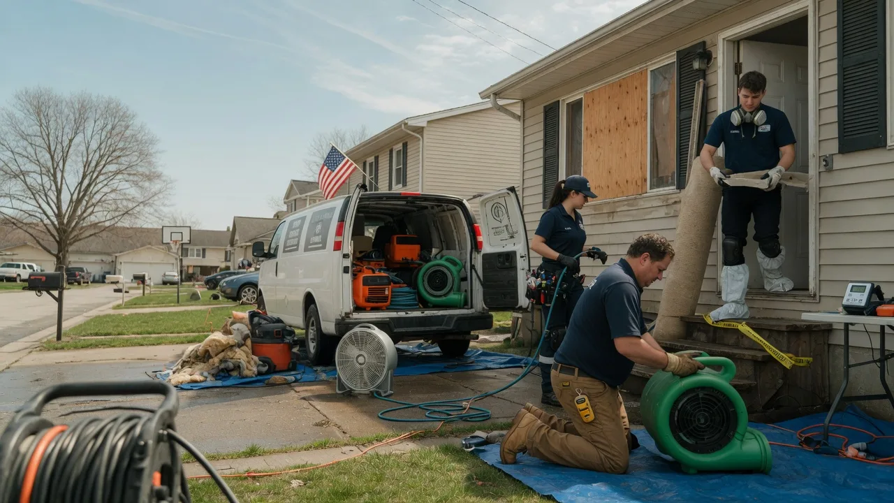 Water Damage Restoration in Hebron, OH near me